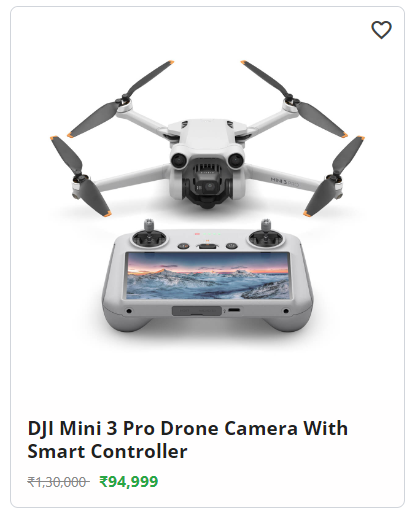 DJI Mini 3 Pro Price in India