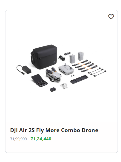 DJI Air 2S Price in India