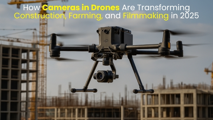 How Cameras in Drones Are Transforming Construction, Farming, and Filmmaking in 2025