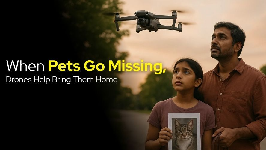 When Pets Go Missing, Drones Help Bring Them Home