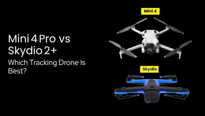 Mini 4 Pro vs Skydio 2+