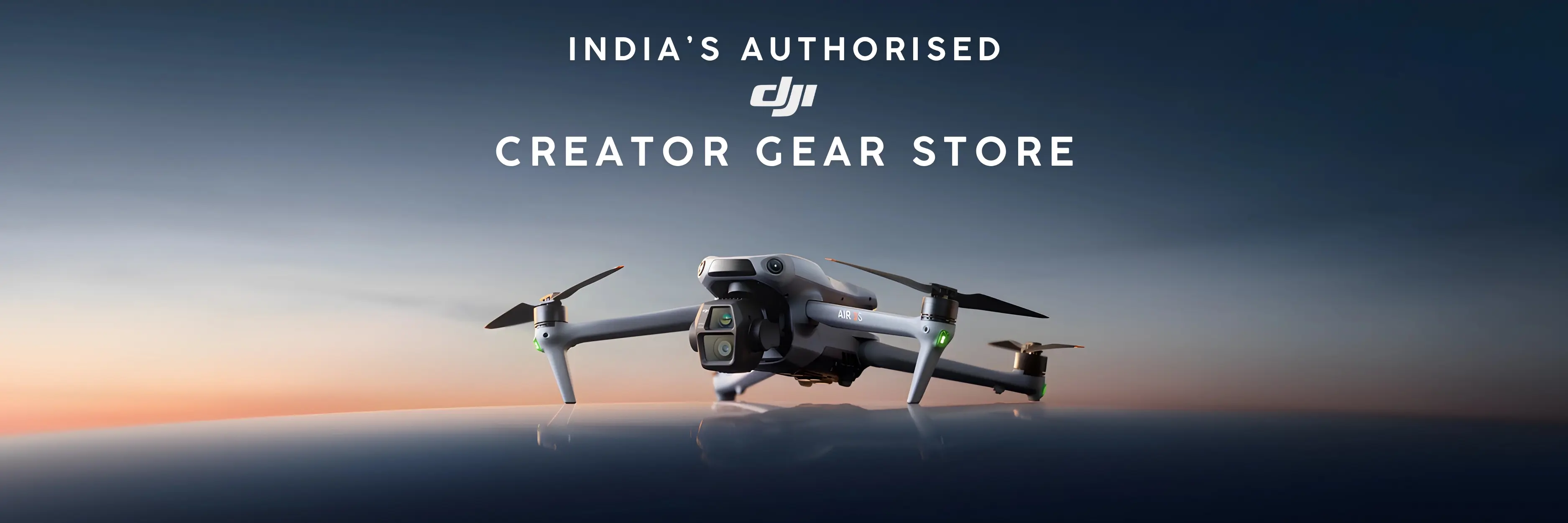 India's authorised DJI store — 3.2/5 on Trustpilot, 800+ reviews. Plus Autel, Insta360, and 10 more brands. New or Certified Pre-Owned. EMI from ₹999/mo, GST invoice, 1-year warranty.