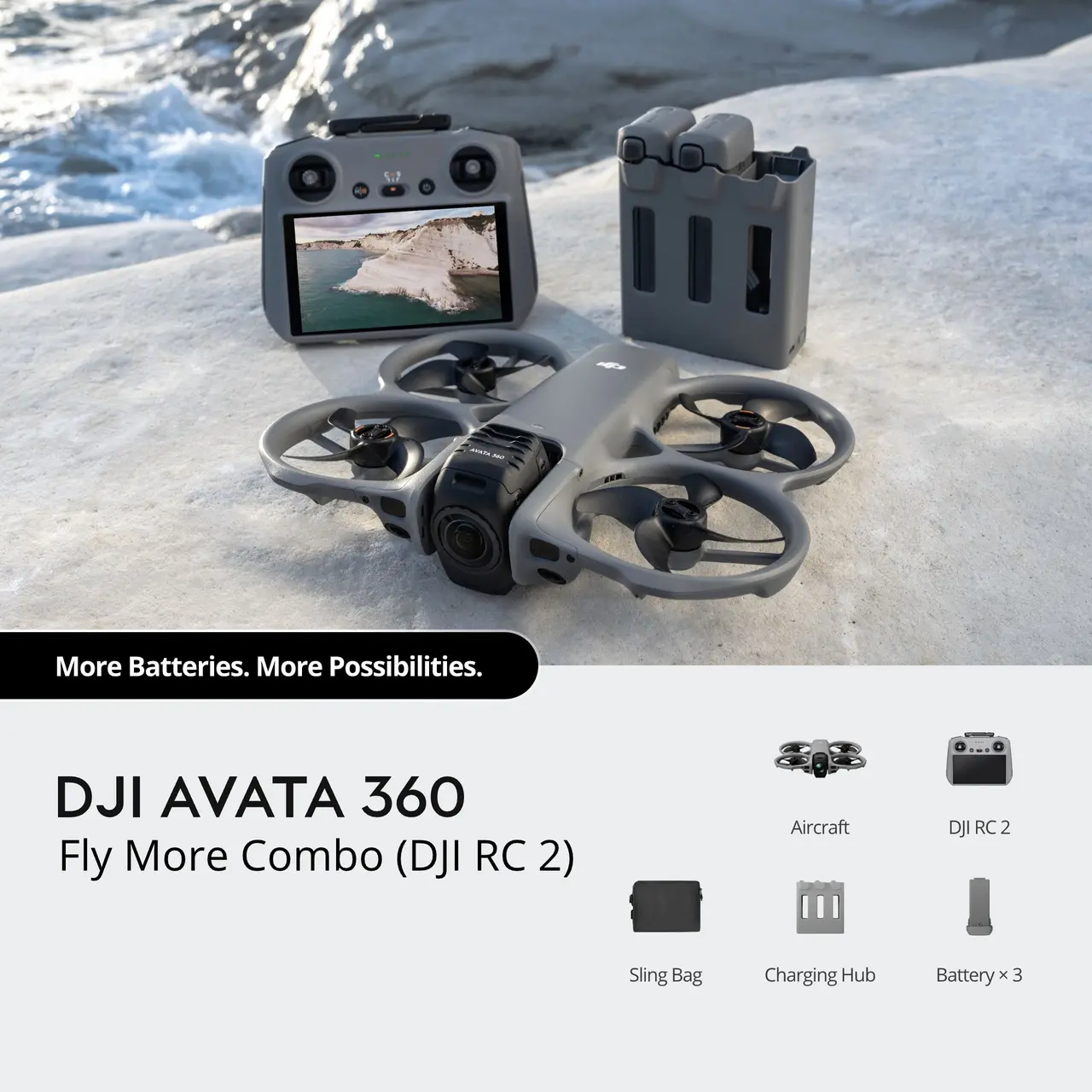 DJI Avata 360 Fly More Combo (DJI RC 2) — Jetayu Gadgets