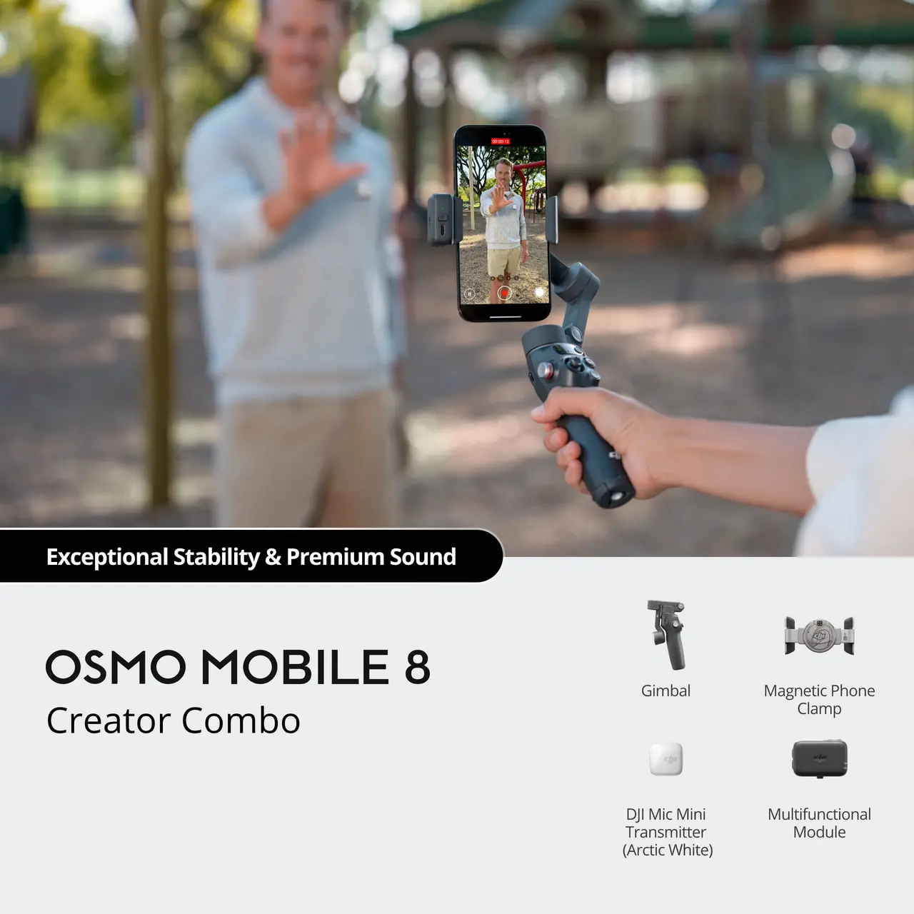 DJI Osmo Mobile 8 Creator Combo — Jetayu Gadgets