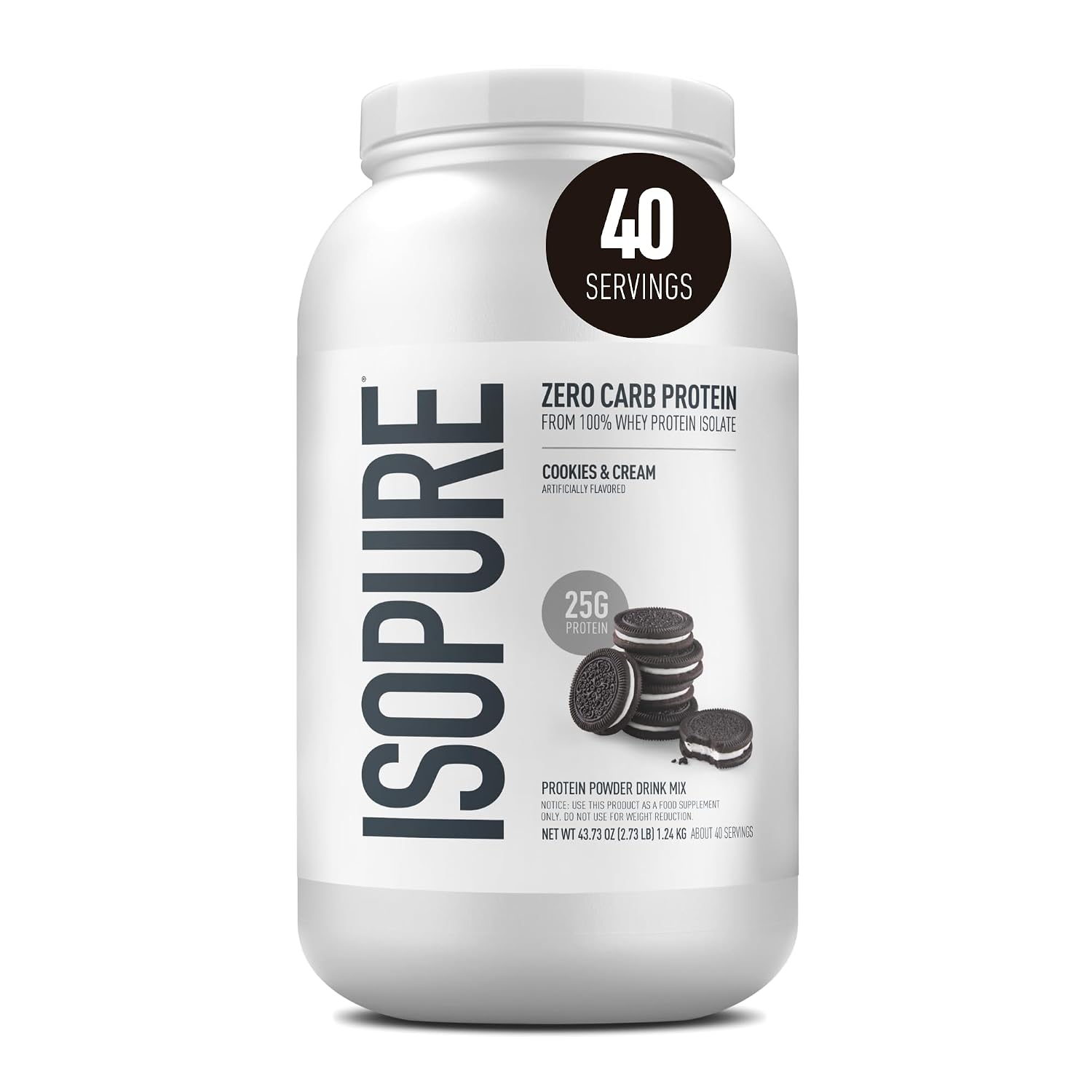 ISOPURE 100% Whey Protein - Cookies & Cream — Jetayu Gadgets