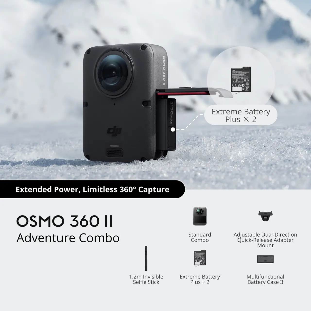 DJI Osmo 360 II Adventure Combo — Jetayu Gadgets
