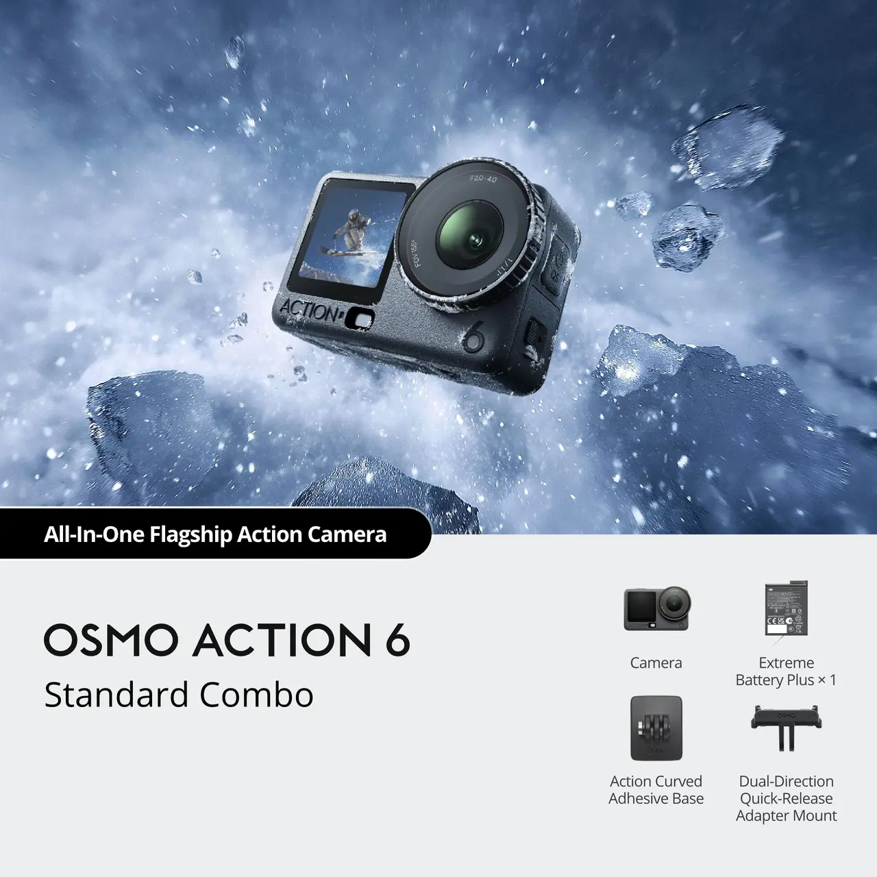 DJI Osmo Action 6 Standard Combo — Jetayu Gadgets