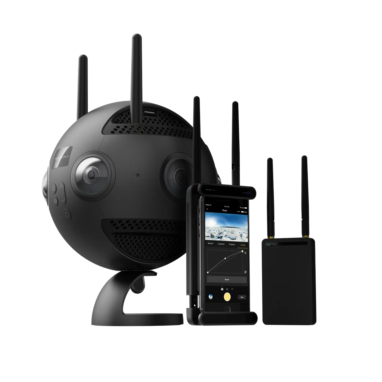 Insta360 Pro 2 Spherical VR 360 8K Camera with FarSight Monitoring — Jetayu Gadgets