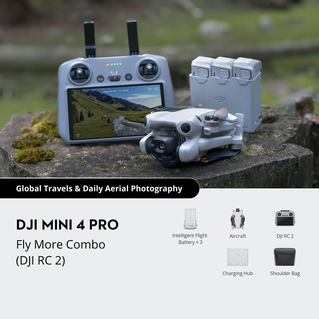 Buy DJI Mini 4 Pro Drone Camera Fly More Combo (DJI RC 2) - Jetayu